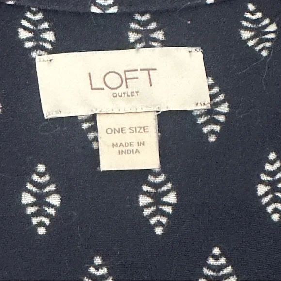 The Loft Navy & White Floral Kimono One Size - Picture 7 of 7